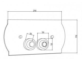 Клавиша смыва Boheme Medici бронза 651